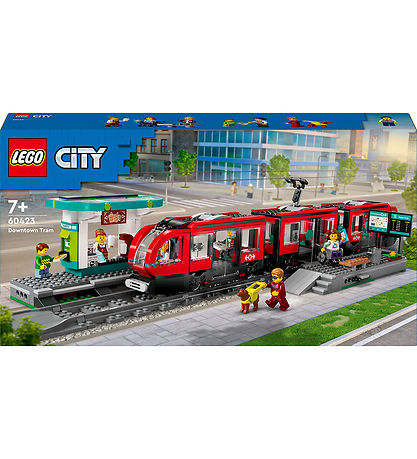 LEGO® City - Straßenbahn mit Haltestelle 60423 - 811 Teile LEGO® City - Straßenbahn mit Haltestelle 60423 - 811 Teile