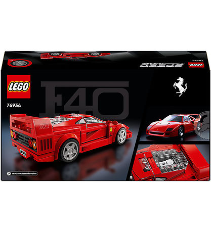 LEGO® Speed Champions - Ferrari F40 Supercar 76934 - 318 Parts