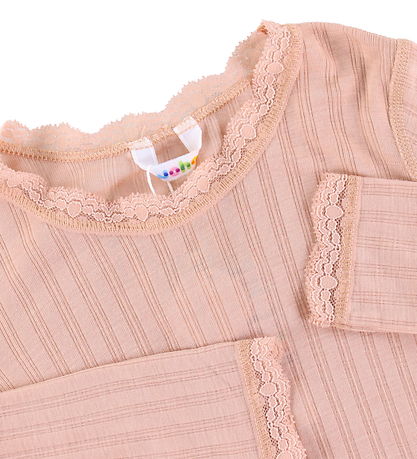 Joha Blouse - Wool/Silk - Peach