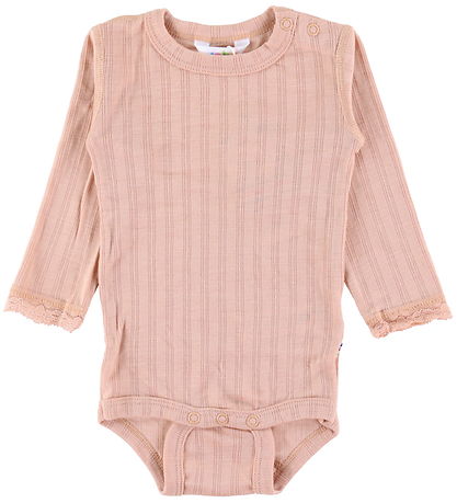 Joha Bodysuit L/æ - Wool/Silk - Peach Joha Bodysuit L/æ - Wool/Silk - Peach