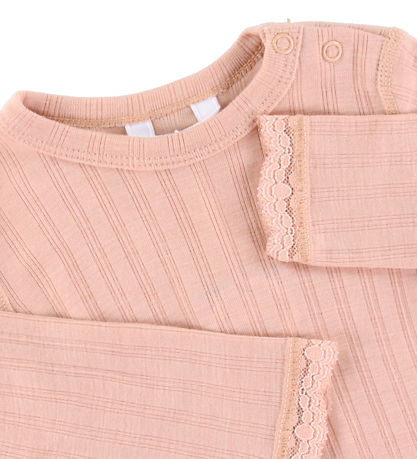 Joha Blouse - Wool/Silk - Peach