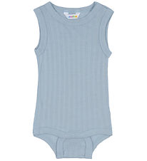 Joha Bodysuit u/æ - Wool/Silk - Dusty Blue Joha Bodysuit u/æ - Wool/Silk - Dusty Blue