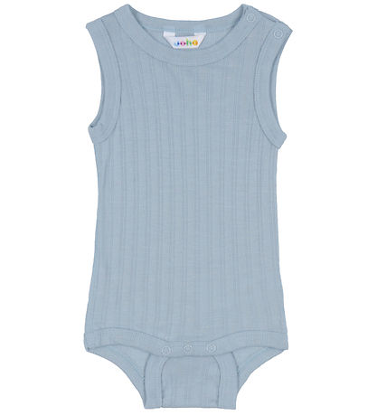 Joha Bodysuit u/æ - Wool/Silk - Dusty Blue
