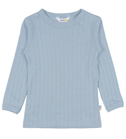 Joha Blouse - Wool/Silk - Dusty Blue
