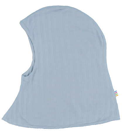 Joha Balaclava - Wool/Silk - 2-layer - Dusty Blue