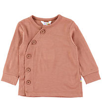 Gilet Joha - Laine - Rouge/Marron Gilet Joha - Laine - Rouge/Marron
