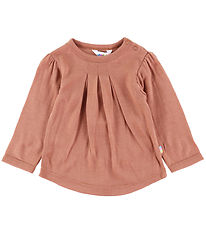 Blouse Joha - Laine - Rouge/Marron Blouse Joha - Laine - Rouge/Marron