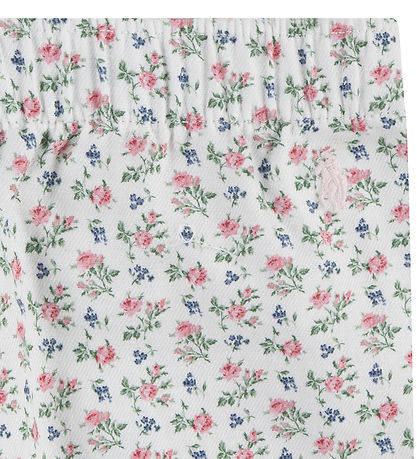 Polo Ralph Lauren Pyjama Set - Cloud Dancer/Pink w. Flowers