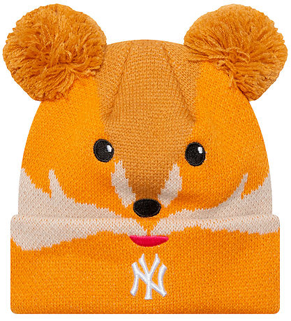 New Era Beanie w. Double Pom-Pom - Fox - Knitted - Beanie Neyyan