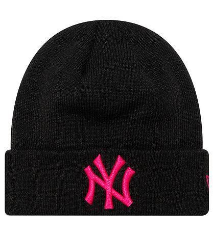New Era Pipo - Neulottu - New York Yankees - Musta/Vaaleanpunain