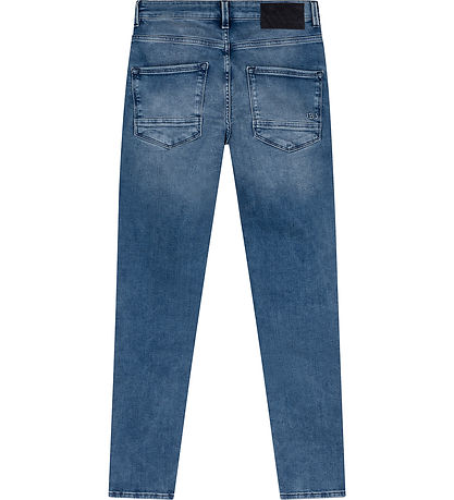 Intialainen Blue Jeans Farkut - Kapeneva istuvuus - Vaurioitunut