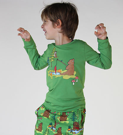 Småfolk Bluse - Moos Green