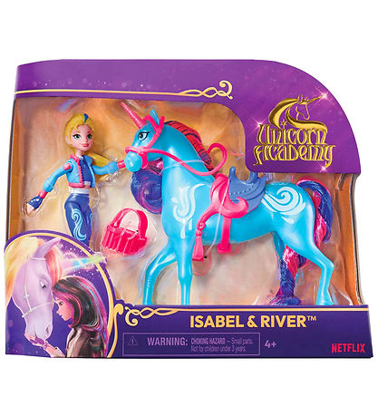 Figurines de jouets Unicorn Academy - 13,5 cm - Isabel & River