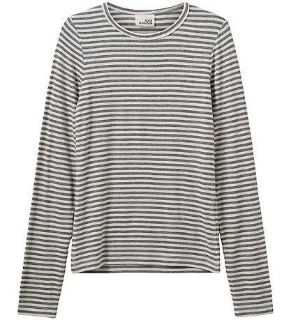 Sofie Schnoor Blouse - Rib - Petricia - Grey Striped