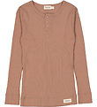 MarMar Blouse - Rib - Modal - Powder Taupe MarMar Blouse - Rib - Modal - Powder Taupe