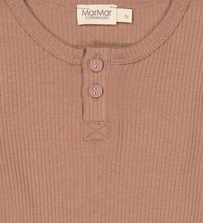 MarMar Blouse - Rib - Modal - Powder Taupe
