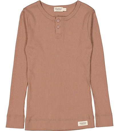 MarMar Blouse - Rib - Modal - Powder Taupe