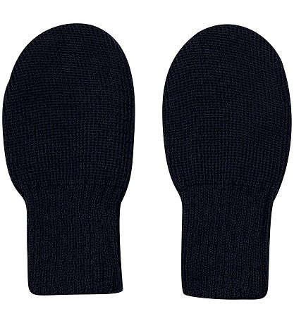 Huttelihut Mittens - Wool - Knitted - Dark Navy