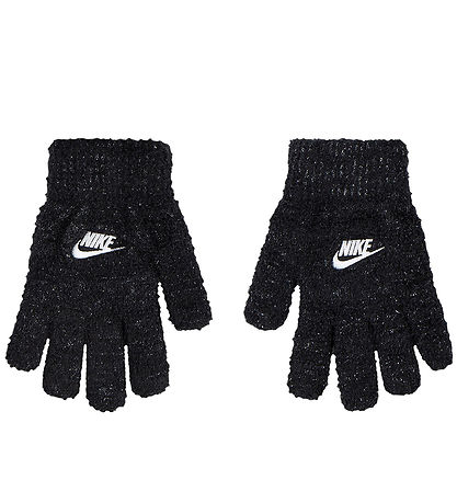 Nike Húfa/Hanski - Prjónað - Svart M. Glimmer
