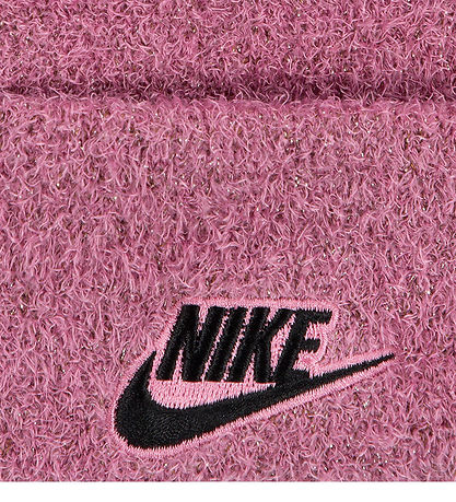 Nike Beanie/Gloves - Knitted - Magic Flamingo w. Glitter