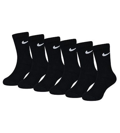 Nike Sokker - Polstret - Dri-Fit - 6-pack - Svart