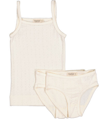 MarMar Underwear - Modal - Flour White w. Pointelle MarMar Underwear - Modal - Flour White w. Pointelle