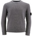 Stone Island Blouse - Knitted - Grey Melange Stone Island Blouse - Knitted - Grey Melange