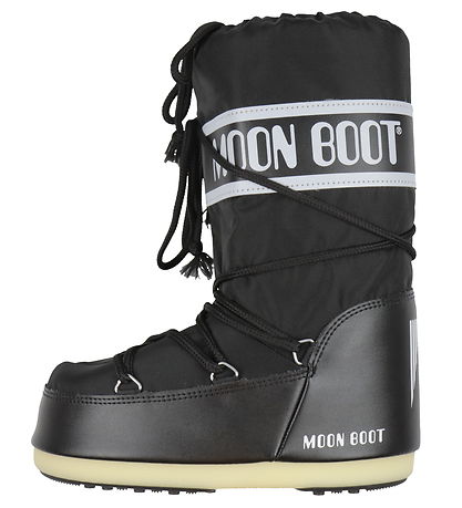 Moon Boot Kuldastígvél - Tákn Nælon - Svart Moon Boot Kuldastígvél - Tákn Nælon - Svart