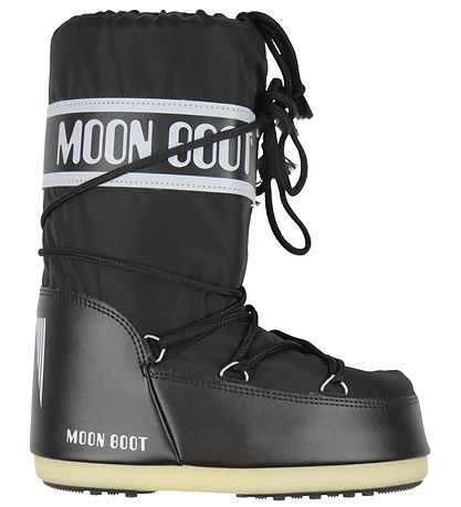 Moon Boot Kuldastígvél - Tákn Nælon - Svart Moon Boot Kuldastígvél - Tákn Nælon - Svart