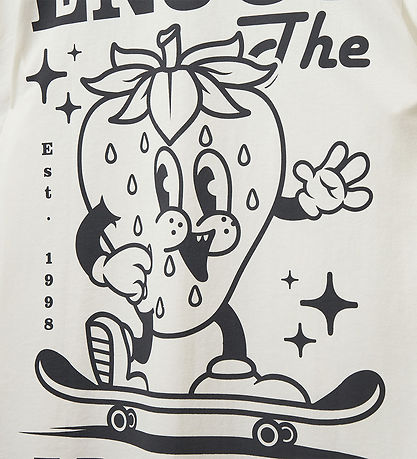 T-Shirt Sofie Schnoor - Blanc comme neige av. Imprimé T-Shirt Sofie Schnoor - Blanc comme neige av. Imprimé