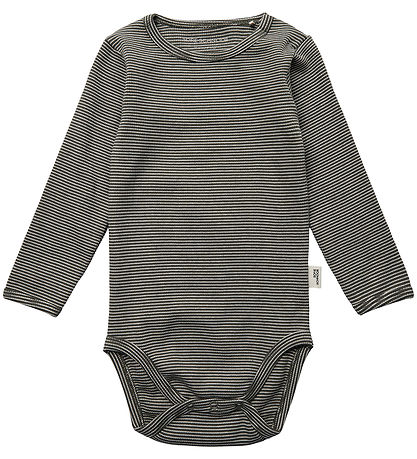 Sofie Schnoor Bodysuit L/æ - August - Forest Green w. Stripes