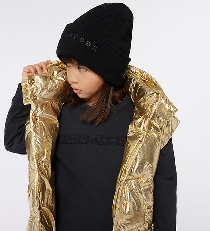 Bonnet Little Marc Jacobs - Tricoté - Noir av. Imprimé