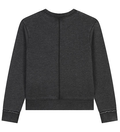 Zadig & Voltaire Sweatshirt - Zwart/zilver m. Tekst