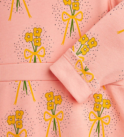 Mini Rodini Sweatkleid - Winter Flowers Aop - Pink