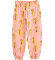 Mini Rodini Sweatpants - Winter Flowers Aop - Pink Mini Rodini Sweatpants - Winter Flowers Aop - Pink