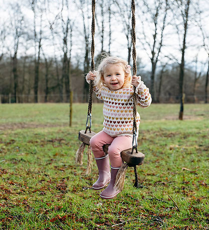 Hust and Claire Blouse - Knitted - Pani - Wheat Melange w. Heart Hust and Claire Blouse - Knitted - Pani - Wheat Melange w. Heart