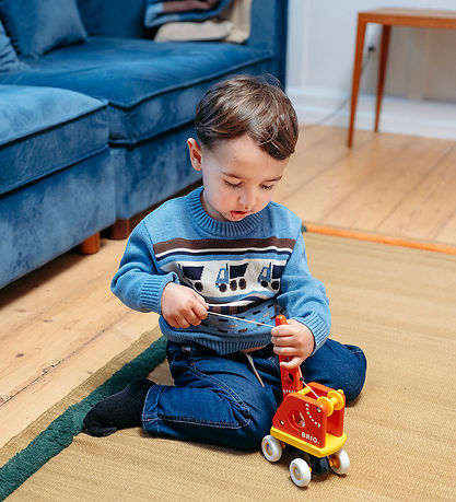 Hust and Claire Blouse - Knitted - Pelle - Ocean Melange w. Truc Hust and Claire Blouse - Knitted - Pelle - Ocean Melange w. Truc