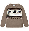 Blouse Hust and Claire - Tricoté - Pelle - Castor av. Voitures d