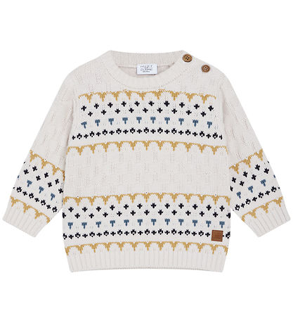 Hust and Claire Blouse - Knitted - Pilou - Oat Milk