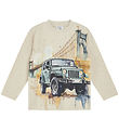 Hust and Claire Blouse - Anton - Wheat Melange w. Jeep Hust and Claire Blouse - Anton - Wheat Melange w. Jeep