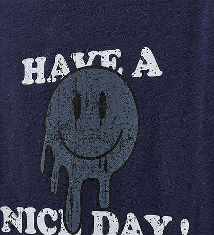 T-Shirt Sofie Schnoor - Dark Marine av. Imprimé T-Shirt Sofie Schnoor - Dark Marine av. Imprimé