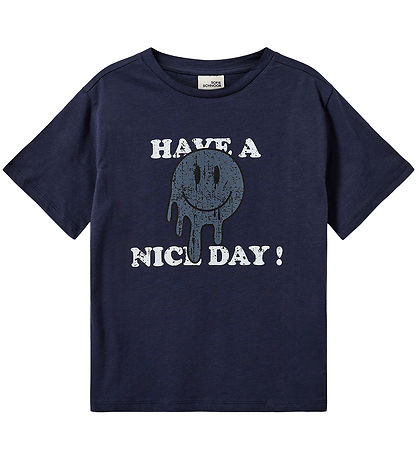 T-Shirt Sofie Schnoor - Dark Marine av. Imprimé T-Shirt Sofie Schnoor - Dark Marine av. Imprimé