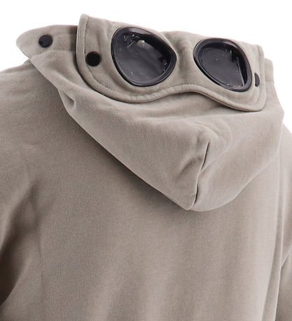 C.P. Company Hoodie - Vintage Khaki w. Sunglasses