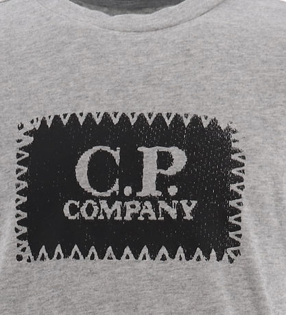 C.P. Company T-shirt - Grey Melange w. Black