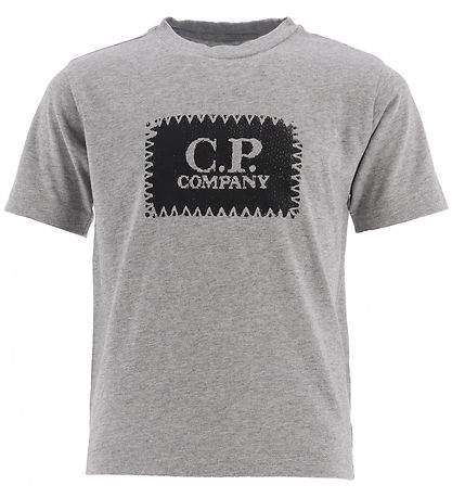 C.P. Company T-shirt - Grey Melange w. Black