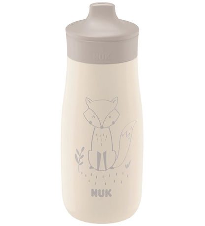 Gourde av. Bec Nuk - Mini-Moi Siroter - 300 ml - Acier - Fox Gourde av. Bec Nuk - Mini-Moi Siroter - 300 ml - Acier - Fox