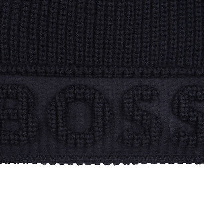 BOSS Beanie - Knitted - Navy BOSS Beanie - Knitted - Navy