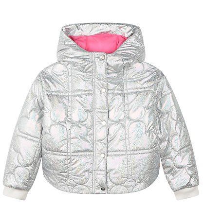 Billieblush Puffer Jacket - Pouf - White Metallised