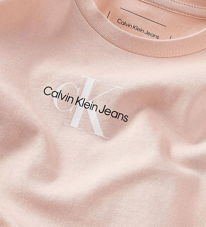Calvin Klein T-shirt - Micro Monogram - Peach Whip