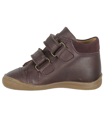 Pom Pom Prewalker - Starters Velcro - Deep Rouge